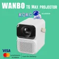 Xiaomi WANBO T6 Max Auto Focus Auto Keystone Projector for Home. 