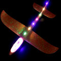 48CM with Lamp DIY Hand Throw Flying Glider Planes Foam Aeroplane Model. 