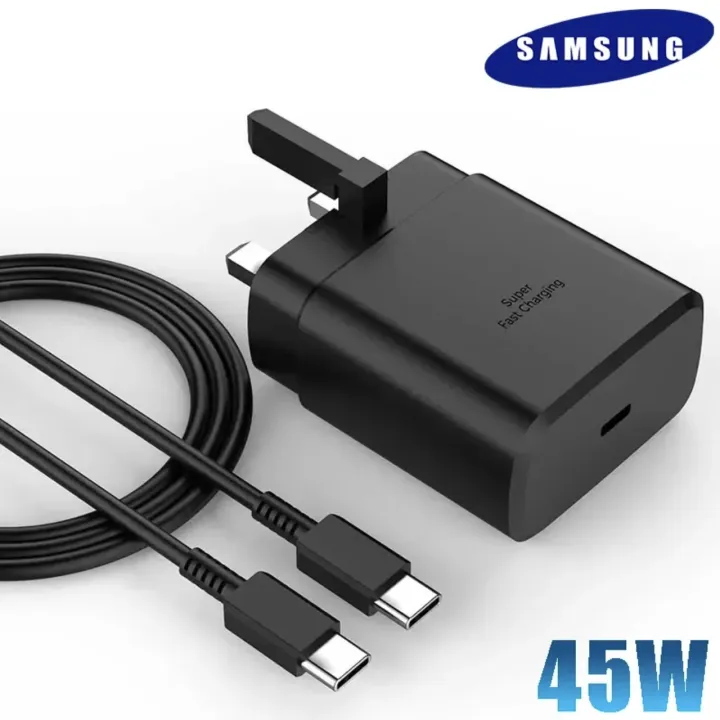 Samsung%20Charger%2045W%2025W%20PD%20Adapter%20With%20Type%20C%20Charge%20Cable%20-%20Super%20Fast%20Charging%20UK%20Main%20Plug%20USB-C%20PM%20-%20Image%202