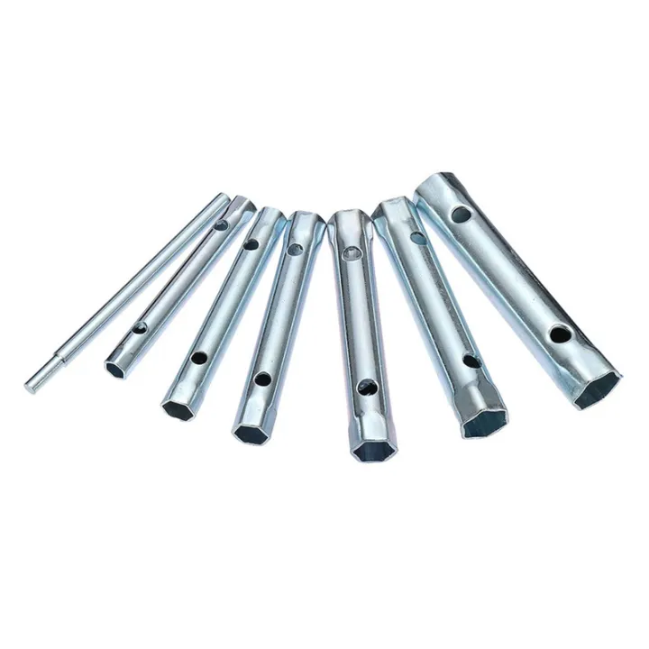 6PC%208-19mm%20Metric%20Tubular%20Box%20Wrench%20Set%20Tube%20Bar%20Spark-Plug%20Spanner%20Steel%20Double%20Ended%20for%20Automotive%20Plumb%20Repair%20-%20Image%204