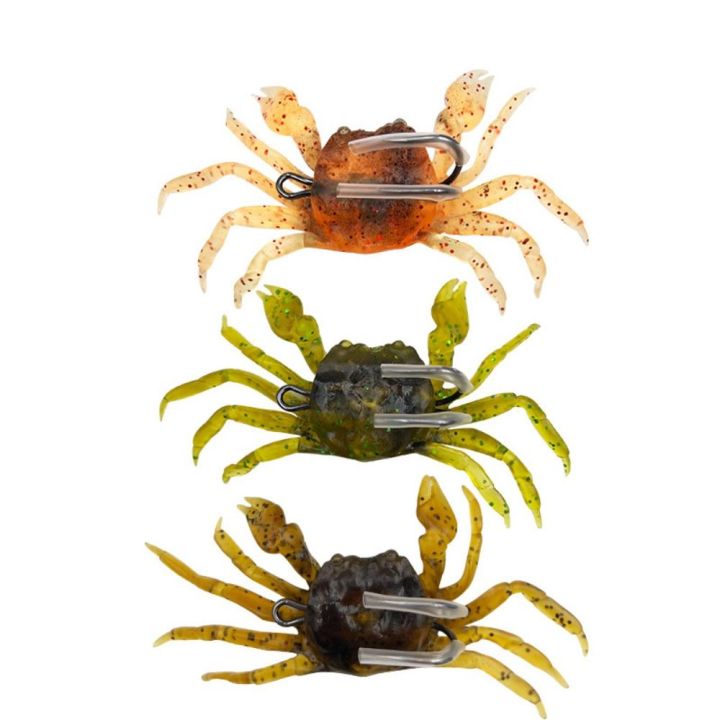 2PCS%20Durable%20Silicone%20Simulation%20Rubber%20Crab%20Soft%20With%20Double%20Hook%20Sea%20Fishing%20Bait%20Brown%20Green%20Orange%20Fishing%20Lures%20Fishing%20-%20Image%207