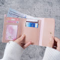 Three Fold Short Clip Wallet Women Short Wallet Multi-card Bag Mini Pouch Purses Luolong. 