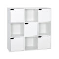 VTEC FURNITURE Modern 9 Cube Bookcase / Cube Storage Cupboard. 