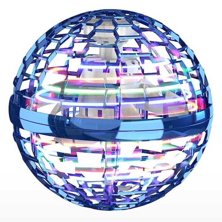 Flynova Pro Flying Ball Spinner Toy Hand Controlled Drone Helicopter 360° Rotating Mini UFO With Light Kids Gifts