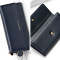 New Fashion Women Wallets Brand Letter Long Tri-fold  Purse Fresh Leather Clutch Card Holder Cartera Mujer. 