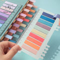 Sweet Journal 200 Sheets 10 Colors Solid color Sticky Notes Set Memo Pad Lable Sticker Bookmarks Notepad Sticky Index. 