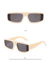 Women's Small Frame Irregular Rectangle Sunglasses Fashion Retro Trend Casual Frame Female. 