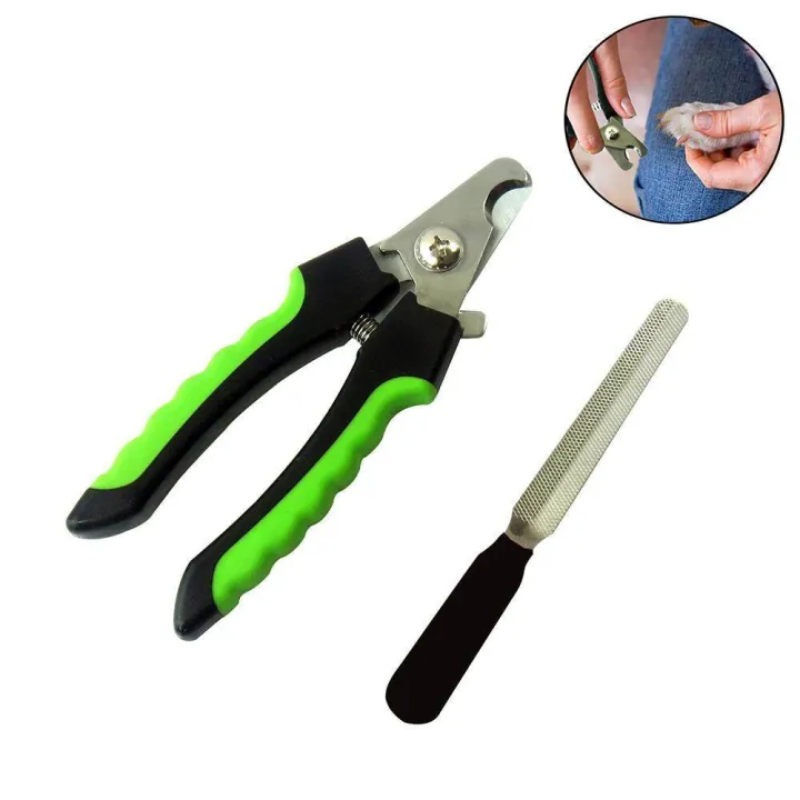 Professional Dog Nail Clippers - Ergonomic Handle - Easy Safe - Quality Sharp Stainless Steel Blades - For Safe Professional At Home Grooming