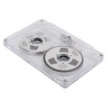 Reel To Reel Blank Cassette Tape Blank Sound Cassette Tape 50 Minutes Normal Bias Double Sided Transparent Box for Music Recording. 