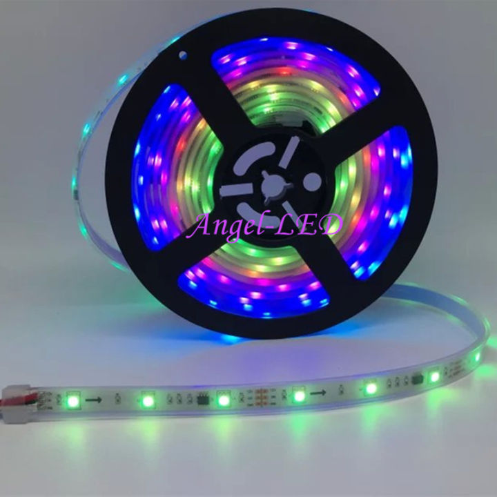 Dc12v 5m Ws2811 Led Pixel Strip Rgb Full Color 5050 Led Strip Ribbon Flexible Addressable Digital Led Tape 1 Ic Control 3