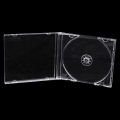 Transparent Plastic Single Piece Disc Case CD Case Thickened CD DVD Disc Box. 