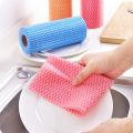 【BestGO】25 Pcs/Roll Non-woven Kitchen Cleaning Cloth Disposable Eco-friendly Rags Wiping Pad Furniture Kitchenware Cleaning Prouct. 