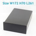 Power Amplifier Chassis W172 H70 D261 Anodized Aluminum Case Tapping Amp Dac Diy Oem Hole Preamp Amplify Housing. 