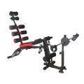 7 In 1 Abdominal Fitness Machine Sit up Bench with Doot Pedal & Pull Rope Exercise Machine, Workout Gym for Indoor Crunch Exercise. 