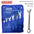 Combination Spanner Set - 6 Pcs - 8-17mm - Raised Panel - Grand. 