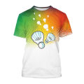 New Badminton T-Shirts Shuttlecock 3D Print Streetwear Men Women Sports Casual Fashion Oversized T Shirt Kids Tees Tops Clothing. 