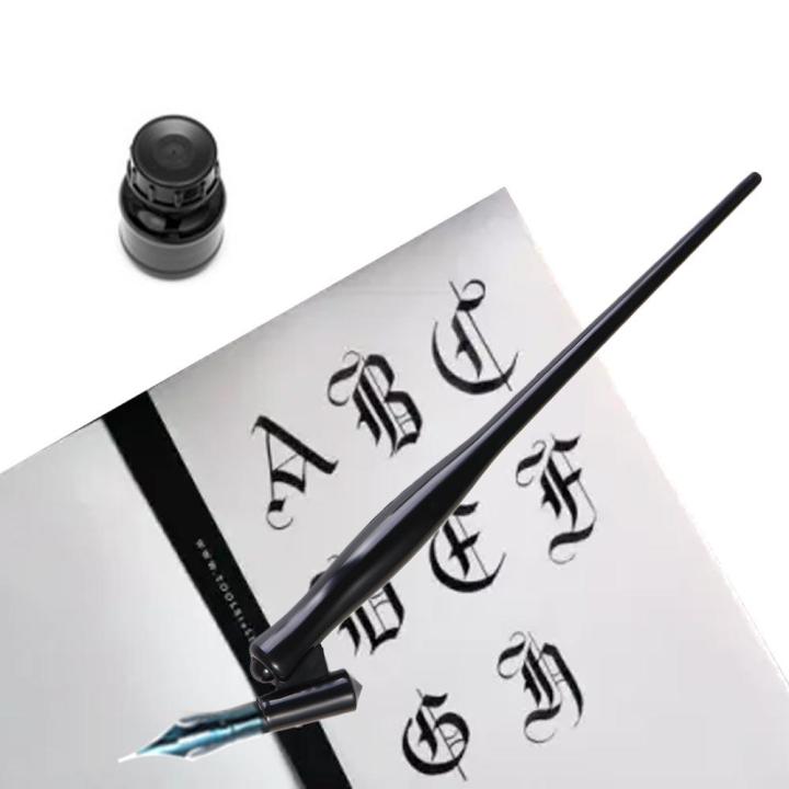 Oblique Dip Pen Holder English Writing Art Drawing Calligraphy Pen Nib ...