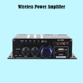 Ak380 Bluetooth-Compatible Amplifier 2 Channel Subwoofer Amplifier Hifi Bass 40w40w Music Player Usb Aux Karaoke For Home Car. 