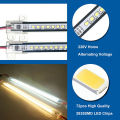 AC220V LED Bar Light High Brightness 2835 LED Clip 30cm 40cm 72LEDs Rigid Strip Saving LED Tubes. 
