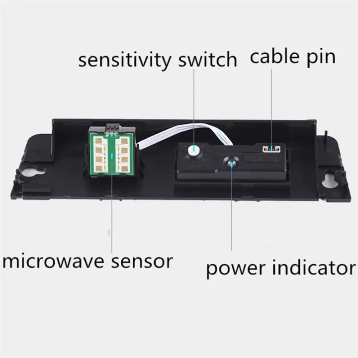 24G Detection 4X2m Covering Automatic Gate Door Microwave Motion Sensor ...