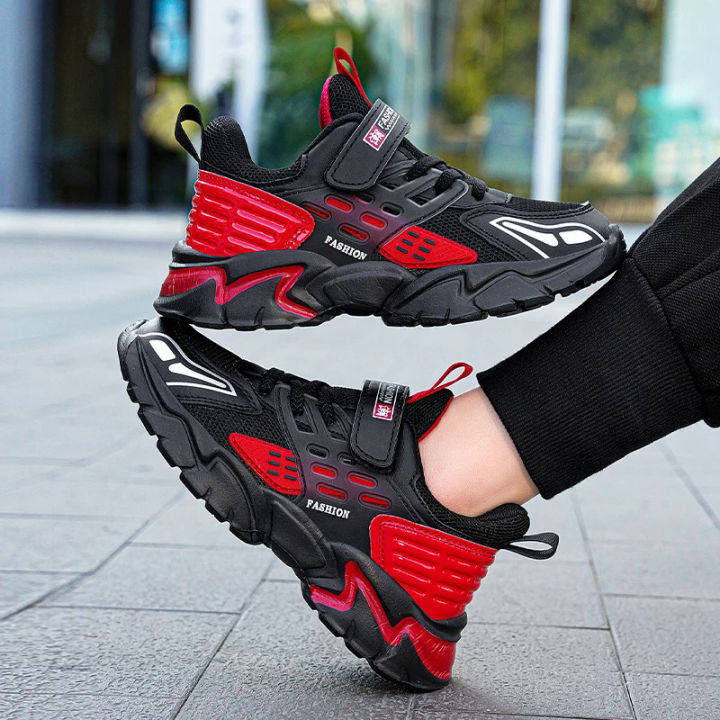 Spring%20New%20Kids%20Sneakers%20Casual%20Mesh%20Solid%20Pink%20School%20Shoes%20Outdoor%20Breathable%20Running%20Shoe%20Tenis%20Non-slip%20Children%20Sport%20-%20Image%205