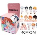 【EleganceEssence】Anime Yuri on Ice Cosplay Washi Tape Yuri Katsuki Plisetsky Cartoon Stickers Collection Book Sticker Label Masking Tape. 