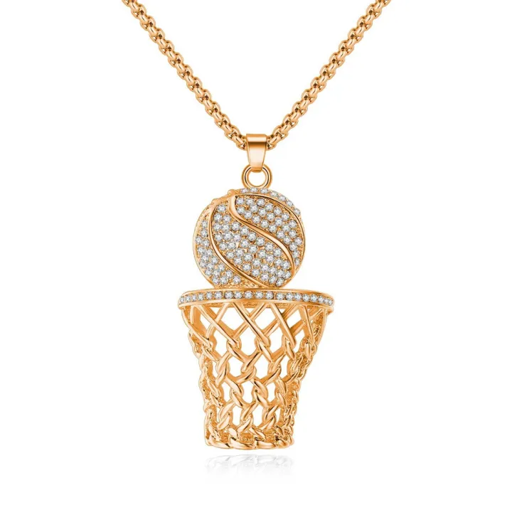 Hop%20Style%20Basketball%20Pendant%20Necklace%20Trendy%20Sterling%20Pendant%20Size%20Men'S%20Jewelry%20Rope%20Chain%20Design%20-Plated%20Rope%20Chain%20-%20Image%207