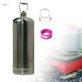 Camping Empty Gas Cylinder Lightweight Cookware Organizer 4L Supplies Gas Storage Tank for B. 