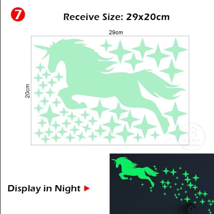 12/20/30cm Luminous Moon 3D Wall Sticker for kids room decoration home decals Glow in the dark Wall Stickers