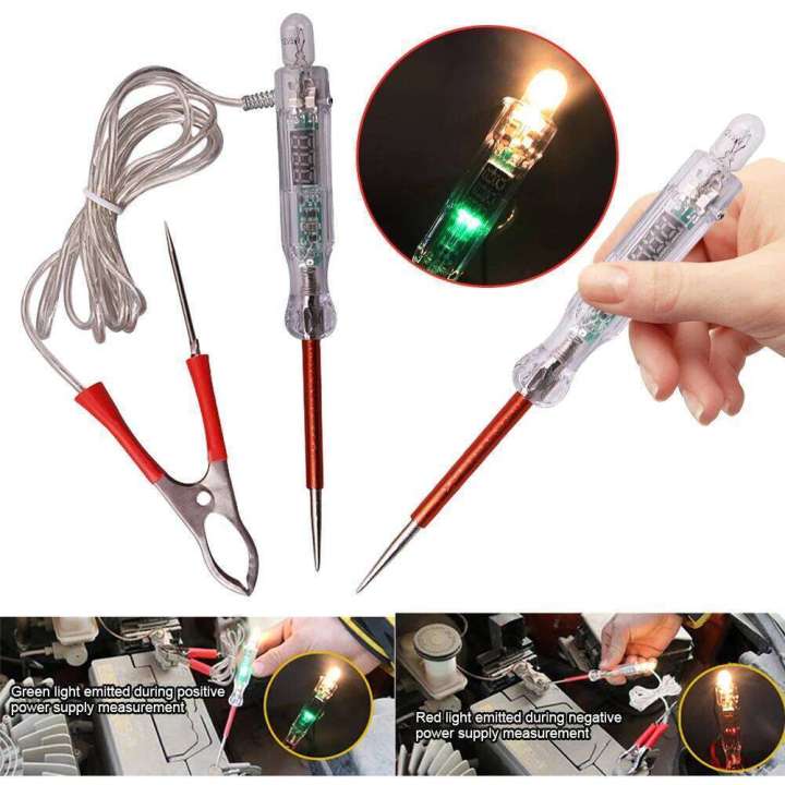 Auto Probe 6V/12V/24V Auto Probe Dual-color LED Automotive Circuit Tester Electric ...