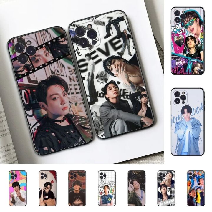 Jungkook Kpop Phone Case For iPhone 15 14 11 12 13 Mini Pro XS Max Cover 6 7 8 Plus X XR SE 2020 Funda Shell