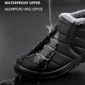 【WEJA】-Men's Boots 2023 New Winter Shoes For Men Winter Boots Waterproof Snow Boots Ankle Bota Masculina Booties Couple Winter Sneakers. 