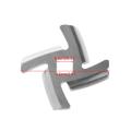 1pc 50mm Diameter Stainless Steel Meat Grinder Spare Part For Moulinex Hv6. 