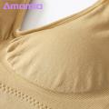 Amamia Women Brassieres Breathable Plus Size Wide Shoulder Strap Lady Bras Vest. 