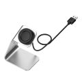 For Samsung R800 / Galaxy Watch Universal Aluminum Alloy Magnetic Charger Holder with Chip Protection, Support Fast Charging(Silver). 