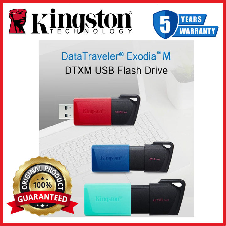 Kingston DataTraveler Exodia M 64GB 128GB 256GB USB 3.2 Memory Flash Drive