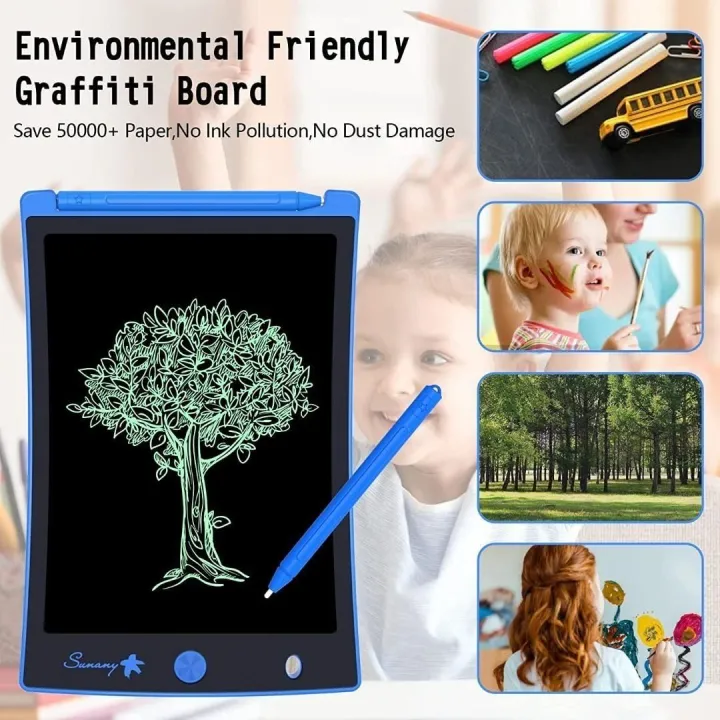 LCD Writing Tablet 12 Inch Electronic Digital Electronic Graphics Drawing Board Doodle Pad with Stylus pen Gift for kids 8.5inch LCD Writing Tablet Electronic Writting Doodle Board Digital Colorful Handwriting Pad Drawing Graphics Kids Birthday Gift 50