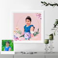 Digital art photo frame. 