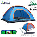 Camping Tent 4-6 Person Manual. 