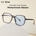 OQ BOGA 15 Styles Unisex Anti UV Photochromic Sunglasses Anti Blue Light Radiation irregular Polygon Frame Computer GlassesI. 