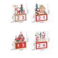 Desktop Ornament For Kids Christmas Countdown Calendar New Year Gifts Countdown Desktop Ornament Wooden Christmas Calendar. 