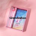 Sirendeshao dairy books for girls Kawaii Unicorn Notebook Set For Girls Cute Notebook Diary Book Stationery Set For Kids Writing School Office Stationery Supplies Fashion. 