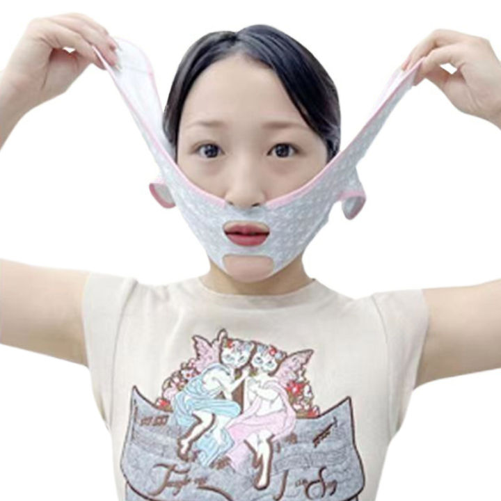 【HOT】 Face Slimming Mask Spot Face Slimming Bandage V Face Artifact Lifting Firming Nasolabial Folds Double Chin