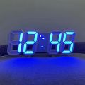 wall clock 3D LEDs Digital Clock for Bedroom Wall Decoration Glowing Night Mode Adjustable Electronic Watch Clock Clocks Home Decor Garden. 