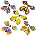 1/5/10PCS Magic Flying Butterflies Clockwork Rubber Band Powered Butterfly Flying Birthday Surprise Gift Book Box Party Favor. 