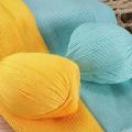 4pcs X50g Acrylic Cotton Yarn for Knitting Yarn T-shirt Yarn Hilos Para Tejer A Ganchillo Crochet. 