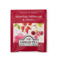 Ahmad Tea Rosehip, Hibiscus & Cherry 20 Foil Tea Bags 40g. 