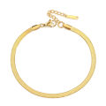 Celeste Gold Snake Chain Anklet Bracelet for Women Men Girls Beach Stainless Steel Anklets Fashion Jewelry Gifts. 