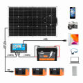 PowMr 100W Solar Panel Flexible Monocrystalline Solar Cell DIY Cable Outdoor Car RV Waterproof Rechargeable Power System. 