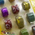 12 Pcs/Set Adhesive Tape Lovely mini glitter Washi Tape Set DIY Decoration Sticker Label Masking Tape. 